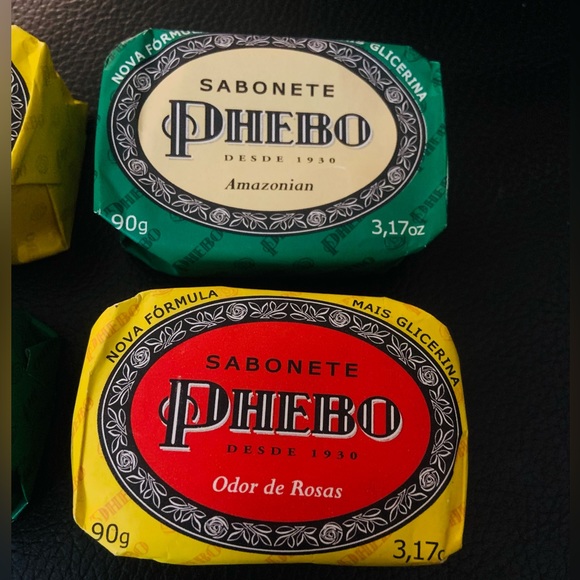 Brazil's Finest Phebo Soap Bar. Set of 4 - Picture 3 of 4